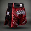 Muay Thai Shorts Venum Wolf Atak - Black/Red (Size S)