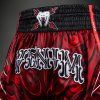 Muay Thai Shorts Venum Wolf Atak - Black/Red (Size S)