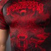 Rashguard Venum Wolf Atak - Short Sleeve - Black/Red (Size S)