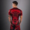 Rashguard Venum Wolf Atak - Short Sleeve - Black/Red (Size S)