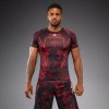 Rashguard Venum 20th Anniversary - Short Sleeve - Black/Red (Size S)