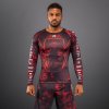 Rashguard Venum 20th Anniversary - Long Sleeve - Black/Red (Size S)