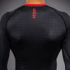 Rashguard Venum X Roger Gracie Signature - Long Sleeve - Black/Red (Size S)
