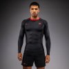 Rashguard Venum X Roger Gracie Signature - Long Sleeve - Black/Red (Size S)