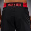 Fightshorts Venum X Roger Gracie Academy - Black/Red (Size XS)