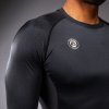 Rashguard Venum X Roger Gracie Academy - Long Sleeve - Black (Size S)