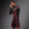 Rashguard Venum Matupa - Long Sleeve - Black/Red/Silver (Size S)