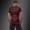 Rashguard Venum Matupa - Short Sleeve - Black/Red/Silver (Size M)