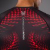Rashguard Venum Matupa - Short Sleeve - Black/Red/Silver (Size M)