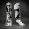 Shin Guards Venum Ringhorns Charger - Silver/Black (Size S)