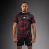 Dry Tech T-Shirt Venum Matupa - Black/Red/Silver (Size S)