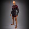 Long Sleeve Rashguard Venum Spectre - Black/Red (Size S)