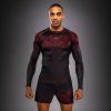 Long Sleeve Rashguard Venum Spectre - Black/Red (Size S)