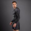 Long Sleeve Rashguard Venum Stealth - Black/White (Size S)