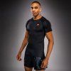 Short Sleeves Rashguard Venum Thunder Dragon - Black/Grey/Copper (Size S)