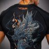 Short Sleeves Rashguard Venum Thunder Dragon - Black/Grey/Copper (Size S)