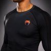 Long Sleeve Rashguard Venum Thunder Dragon - Black/Grey/Copper (Size S)