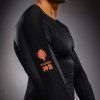 Long Sleeve Rashguard Venum Thunder Dragon - Black/Grey/Copper (Size S)