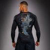 Long Sleeve Rashguard Venum Thunder Dragon - Black/Grey/Copper (Size S)