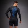 Long Sleeve Rashguard Venum Thunder Dragon - Black/Royal Blue (Size S)