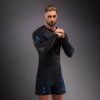Long Sleeve Rashguard Venum Thunder Dragon - Black/Royal Blue (Size S)