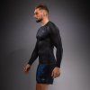 Long Sleeve Rashguard Venum Thunder Dragon - Black/Royal Blue (Size S)
