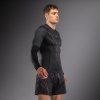 Long Sleeve Rashguard Venum Streamline - Black/Gold (Size S)