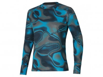 32122 premium aero ls tee hawaiian ocean black