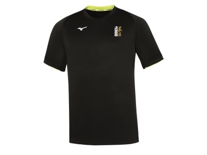 core short sleeve tee black yellow fluo2