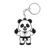 kampfsport schluessel anhaenger panda neu animal martial arts keychain gummi 01