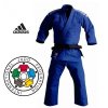 Kimono na judo IJF ADIDAS CHAMPION II Široké / Regular - modré