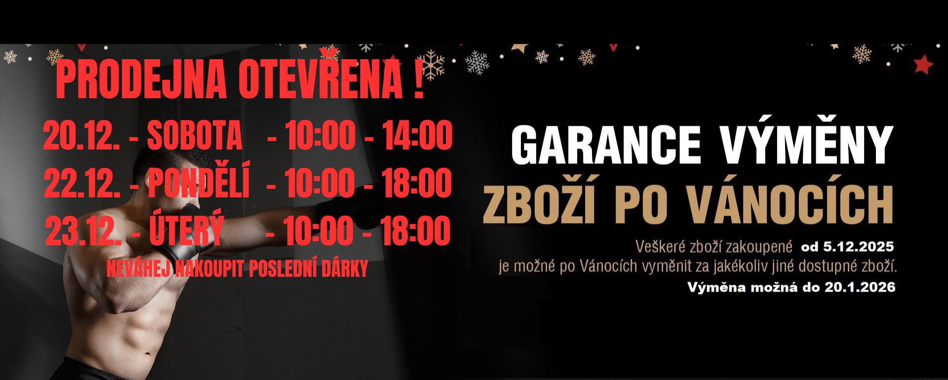 Doručení do vánoc