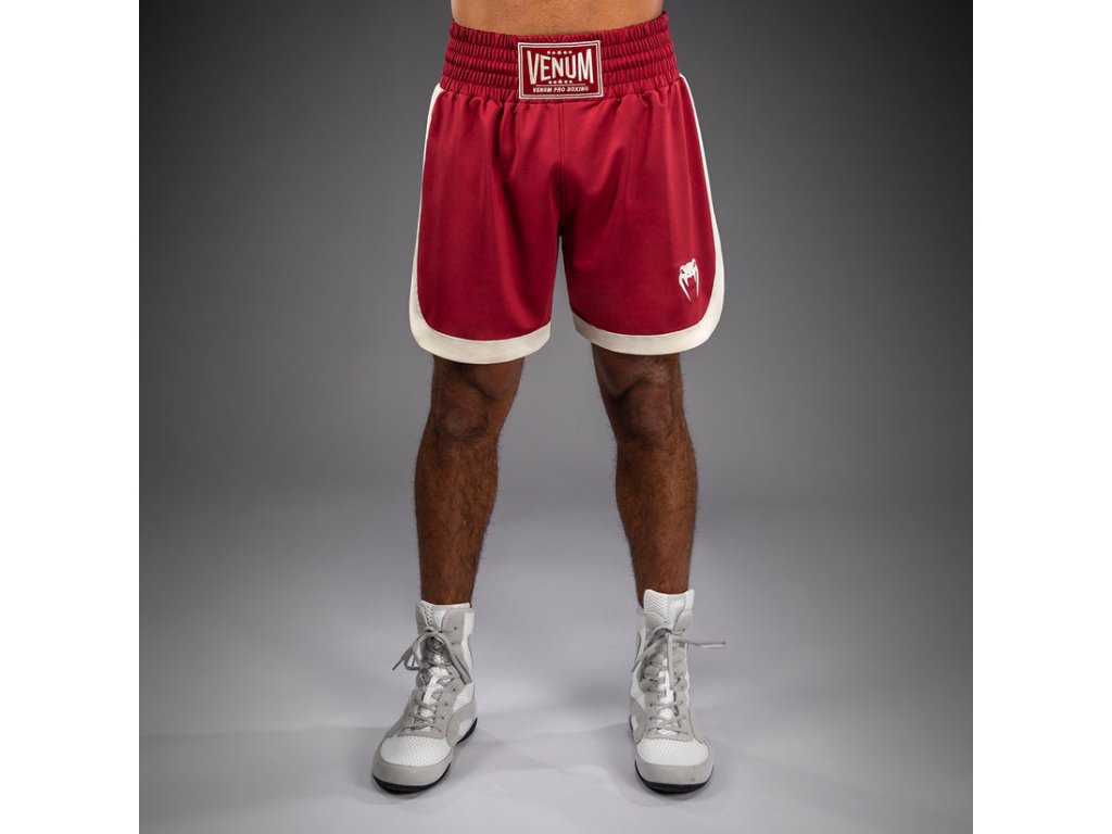 Pánské Boxerské šortky VENUM  Classic - Ruby Red/Ivory - VENUM-05167-003 (velikosti L)