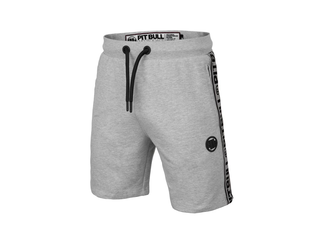 PitBull West Coast šortky VIGO - šedý melír - PWC_SHORT_VIGOGRY
