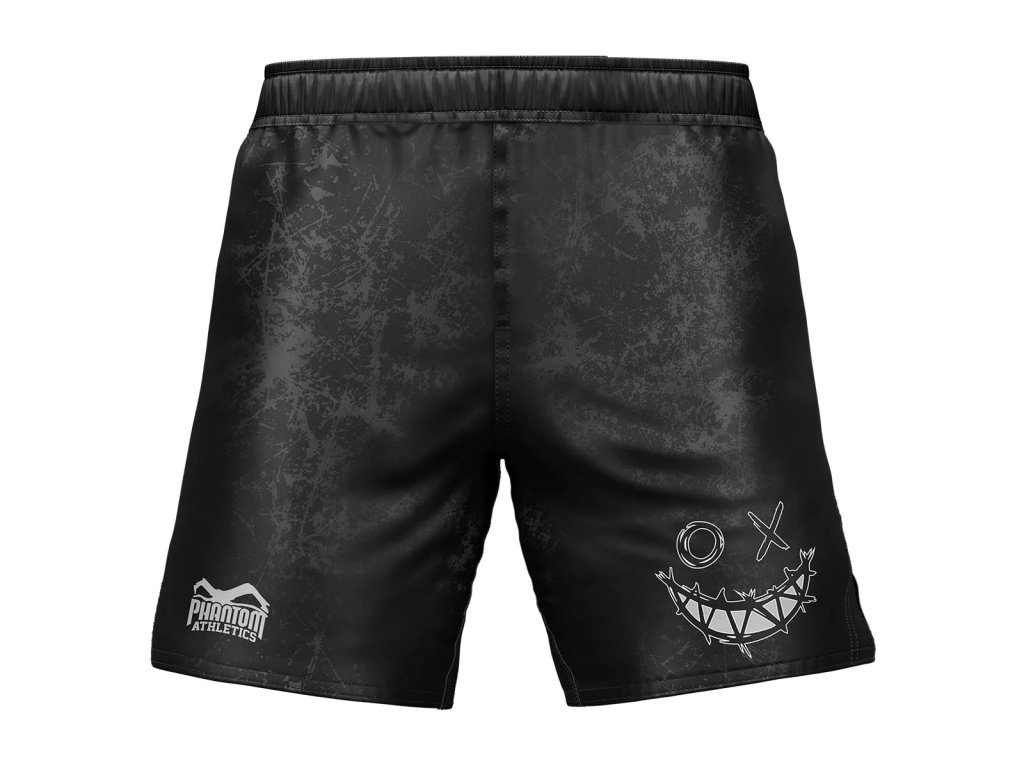 Pánské šortky PHANTOM Fightshorts Serious - černé - PHSHO2514