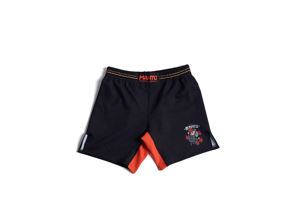 Pánské fight šortky Manto - Yauhen Abu fight shorts FUDO - MNR891_BLK