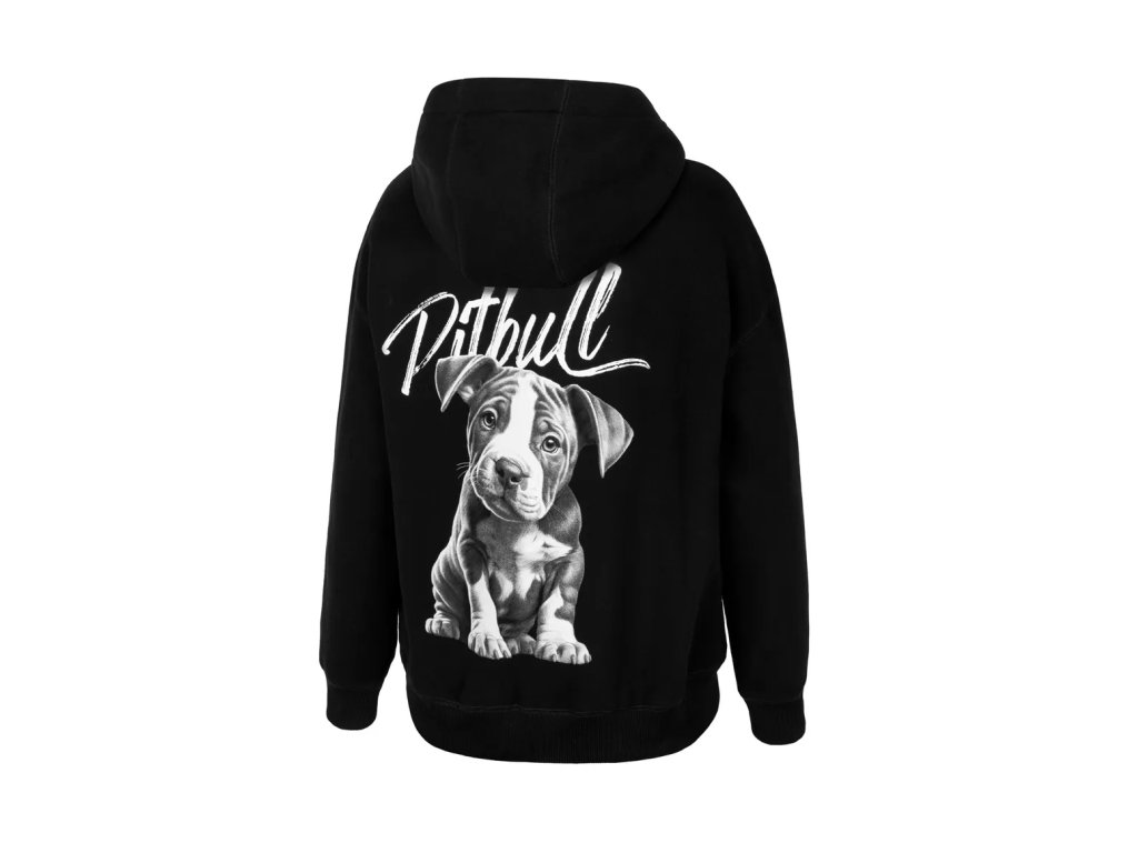 PITBULL WEST COAST Dámská mikina oversize Puppy - černá - PWC_OHAPUPPY_BLK