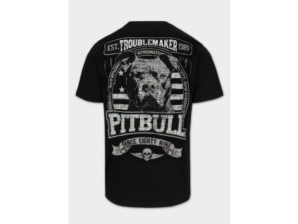 PitBull West Coast Triko TROUBLEMAKER - černé - PWC_PTTRBMAKER_BLK (velikosti M)
