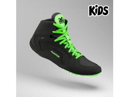 Dětské PHANTOM Zápasnické boty TACTIC - neon - PHSHOE3100_DTS (velikosti 35)