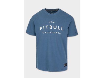PitBull West Coast Triko Brushed USA CAL - modré - PWC_PTUSACAL210_BLUE (velikosti M)