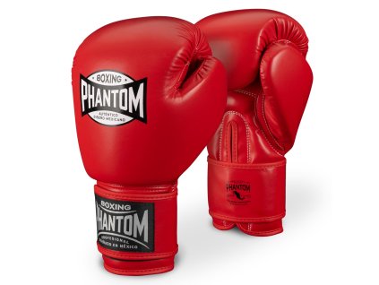 PHANTOM Boxerské rukavice MEXICO - červené - PHBG3316 (velikosti 10 oz)