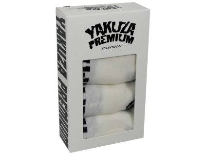 Yakuza Premium Pánské ponožky 3884 4 páry - bílé - 3884_WHT (velikosti 41-43)