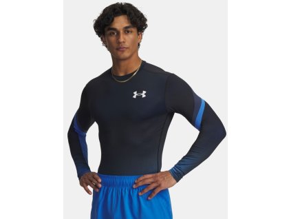 Pánské Funkční triko Under Armour UA Heatgear Sub Crew LS - černé - 6007631-402 (velikosti L)