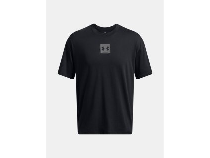 Pánské triko Under Armour UA M HW OS SM BOX SS - černé - 1386803-001 (velikosti L)