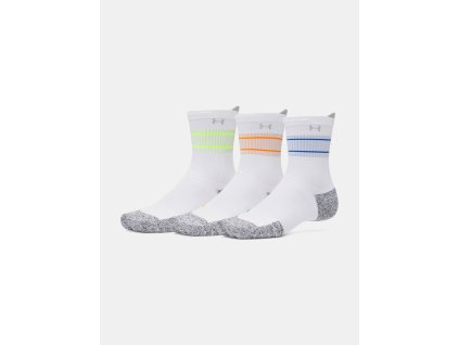 Under Armour PonožkyUA Velociti Run Cush (3 párů) - 1387043-103 (velikosti M)