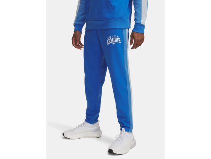 Pánské tepláky Under Armour UA Rival Flc CB - modré - 6003954-402 (velikosti XL)