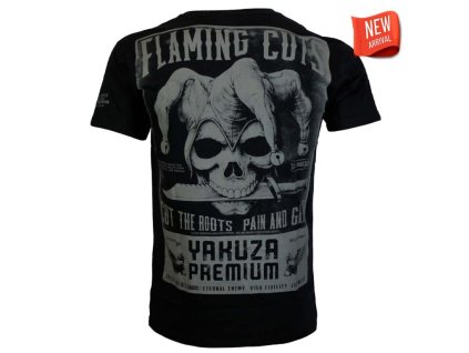 Yakuza Premium Pánské tričko Flaming Cuts, Los Angeles 3916 - černé - 3916_BLK (velikosti M)