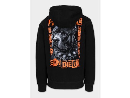 PitBull West Coast Pánská mikina BLACKY KP - černá - PWC_PMBLACKY_BLK (velikosti L)
