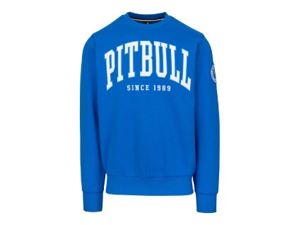 PitBull West Coast Pánská mikina NORTON crewneck - modrá - PWC_PMNORTON_BLUE (velikosti L)
