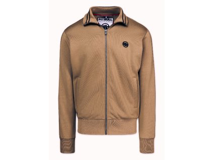 Mikina PitBull West Coast Tape Logo   - hnědá - PWC_PMOTAPELOG_BRN (velikosti L)